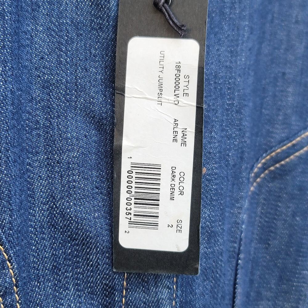 Land Of Distraction 70’s Inspired Denim Flared Utility Jumpsuit - Picture 8 of 8